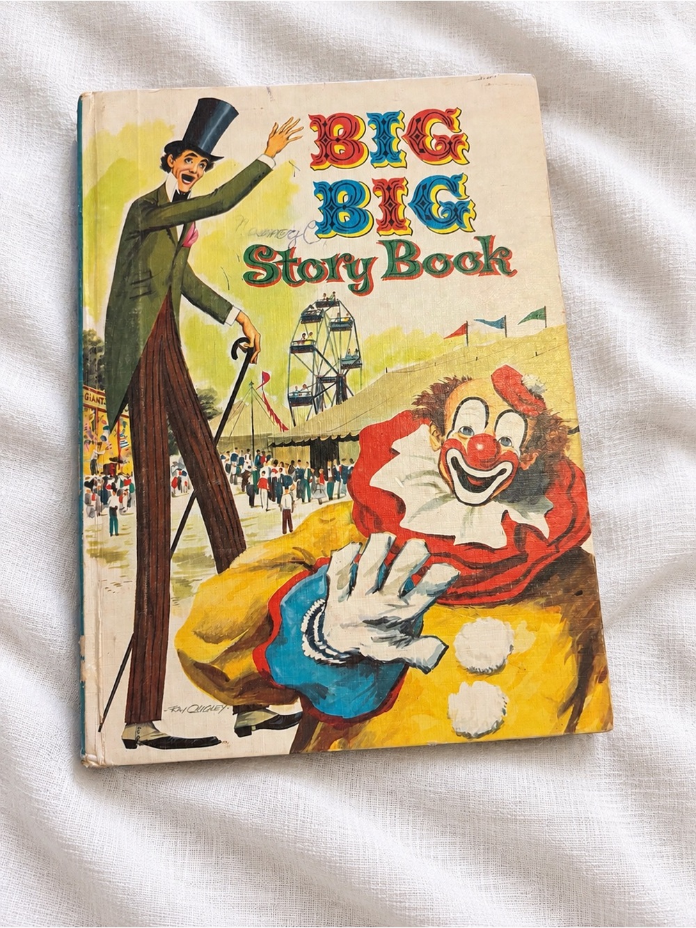 Vintage 1955 Big Big Story Book Whitman Hardcover Children’s Book